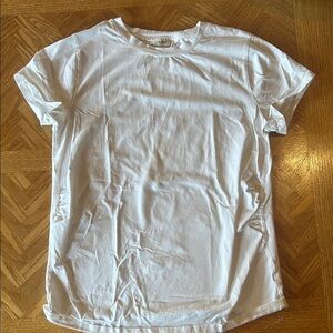 Maternity Classic White Crew Neck Tee